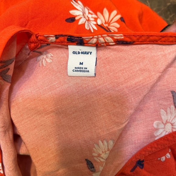 🔥3 for $25🔥 EUC-OLD NAVY CUTE ORANGE SUN DRESS SZ M - Picture 6 of 6